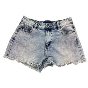 Project Rebel Shorts Women's Size 5 Acid Wash Denim Cutoff Shorts Frayed Hem